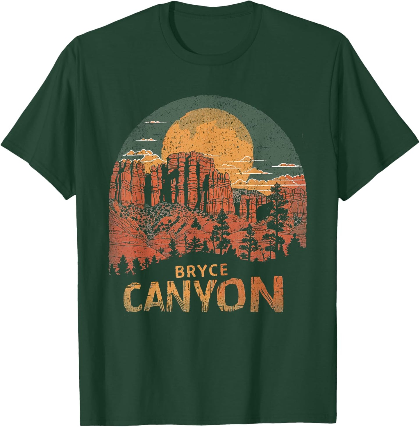 Bryce Canyon - US National Park Vintage Men Women Kids Utah T-Shirt - T-Shirt | Forest