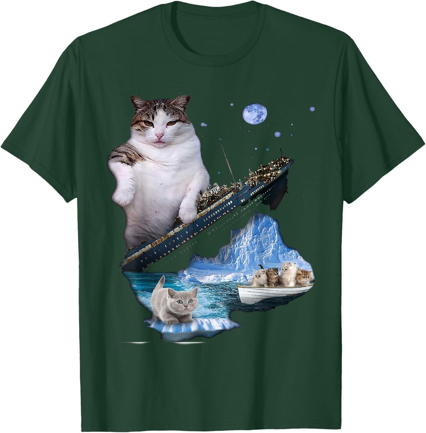 Titanic Cats T-Shirt - T-Shirt | Forest