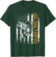 Reel Cool Pawpaw Shirt American Flag Fishing Father's Day T-Shirt - T-Shirt | Forest