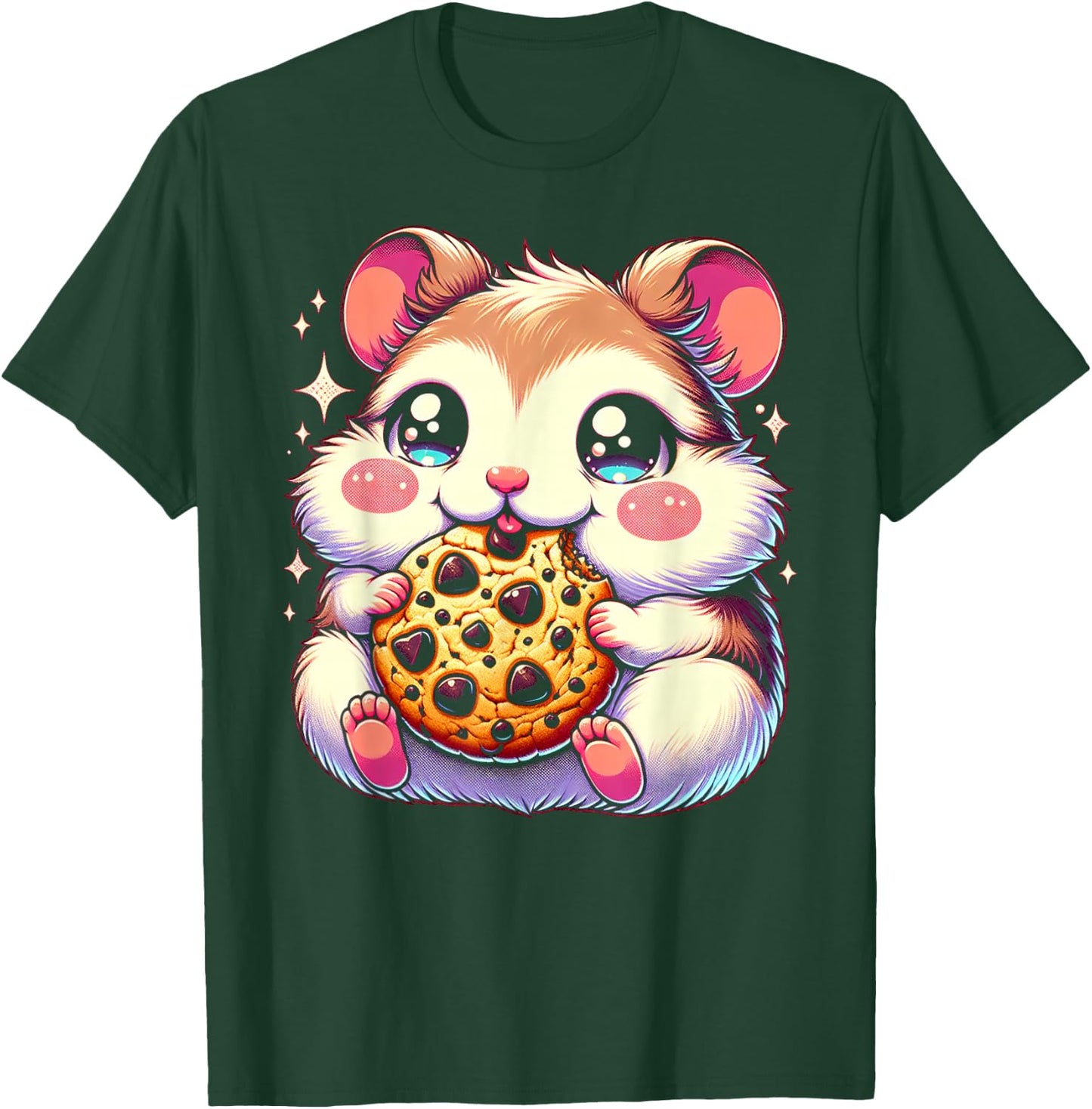 Pet Bliss Designs Delightful Kawaii Hamster T-Shirt - T-Shirt | Forest