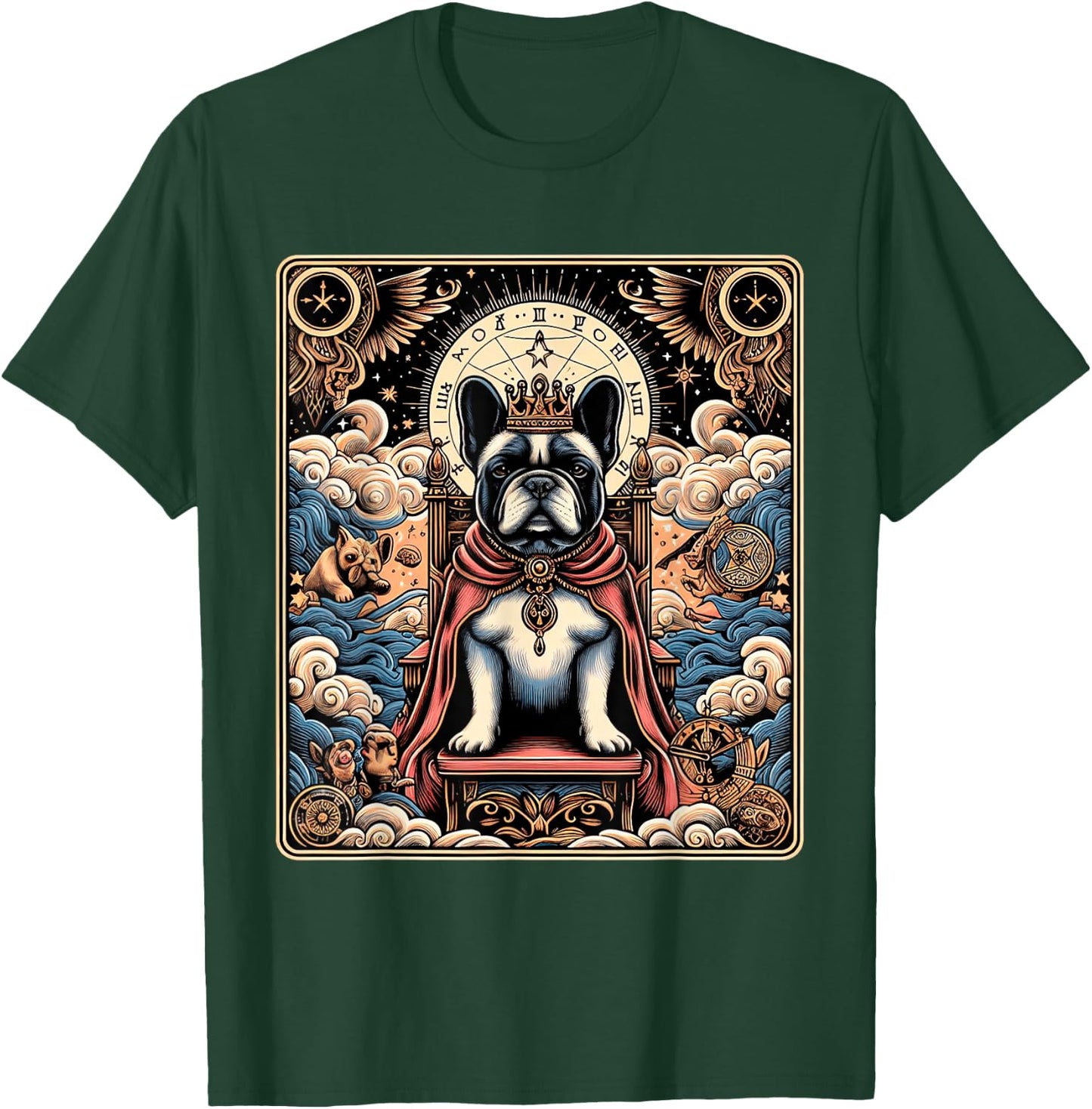 French Bulldog tarot card Women T-Shirt - T-Shirt | Forest