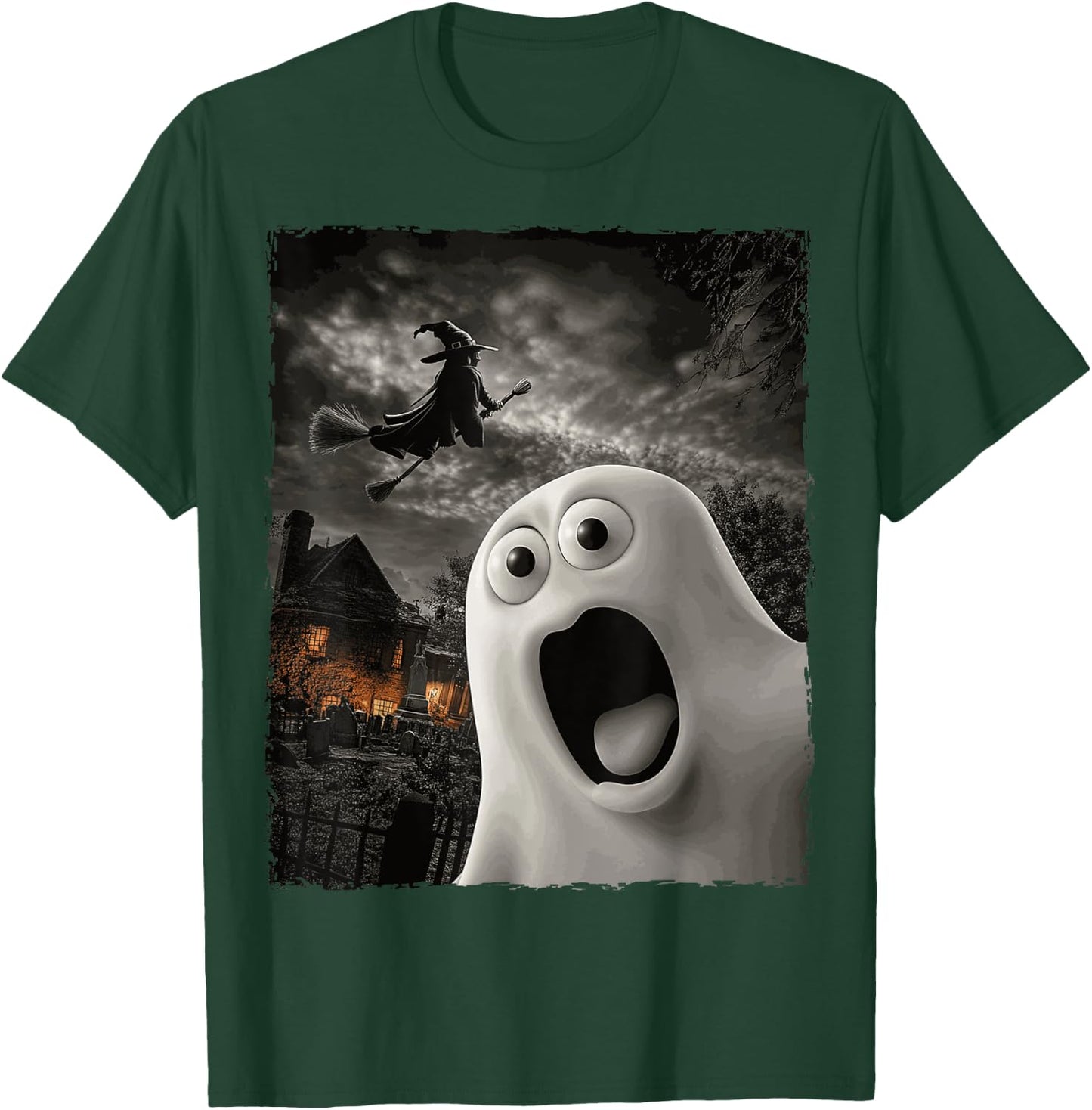 Funny Boo Ghost Witch Halloween Costume T-Shirt - T-Shirt | Forest