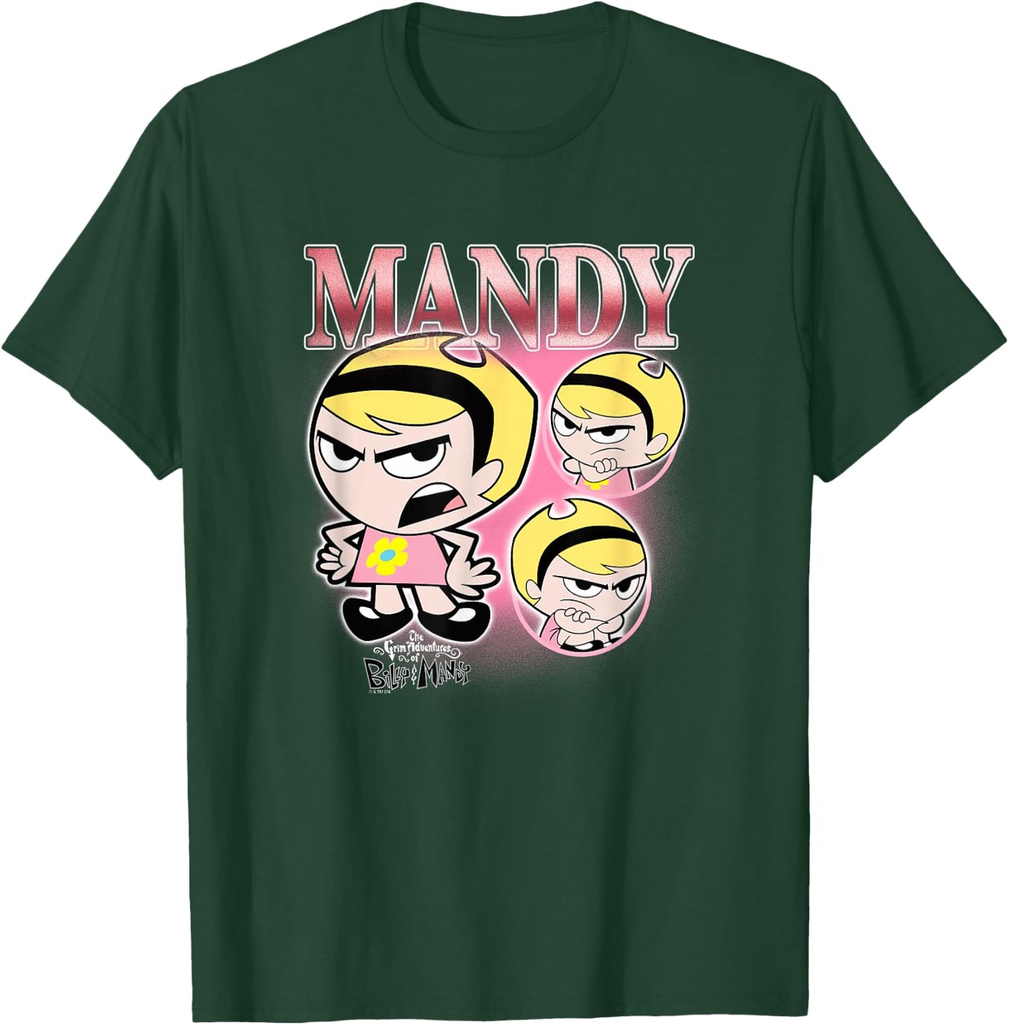 The Grim Adventures of Billy and Mandy Retro Mandy Montage T-Shirt - T-Shirt | Forest
