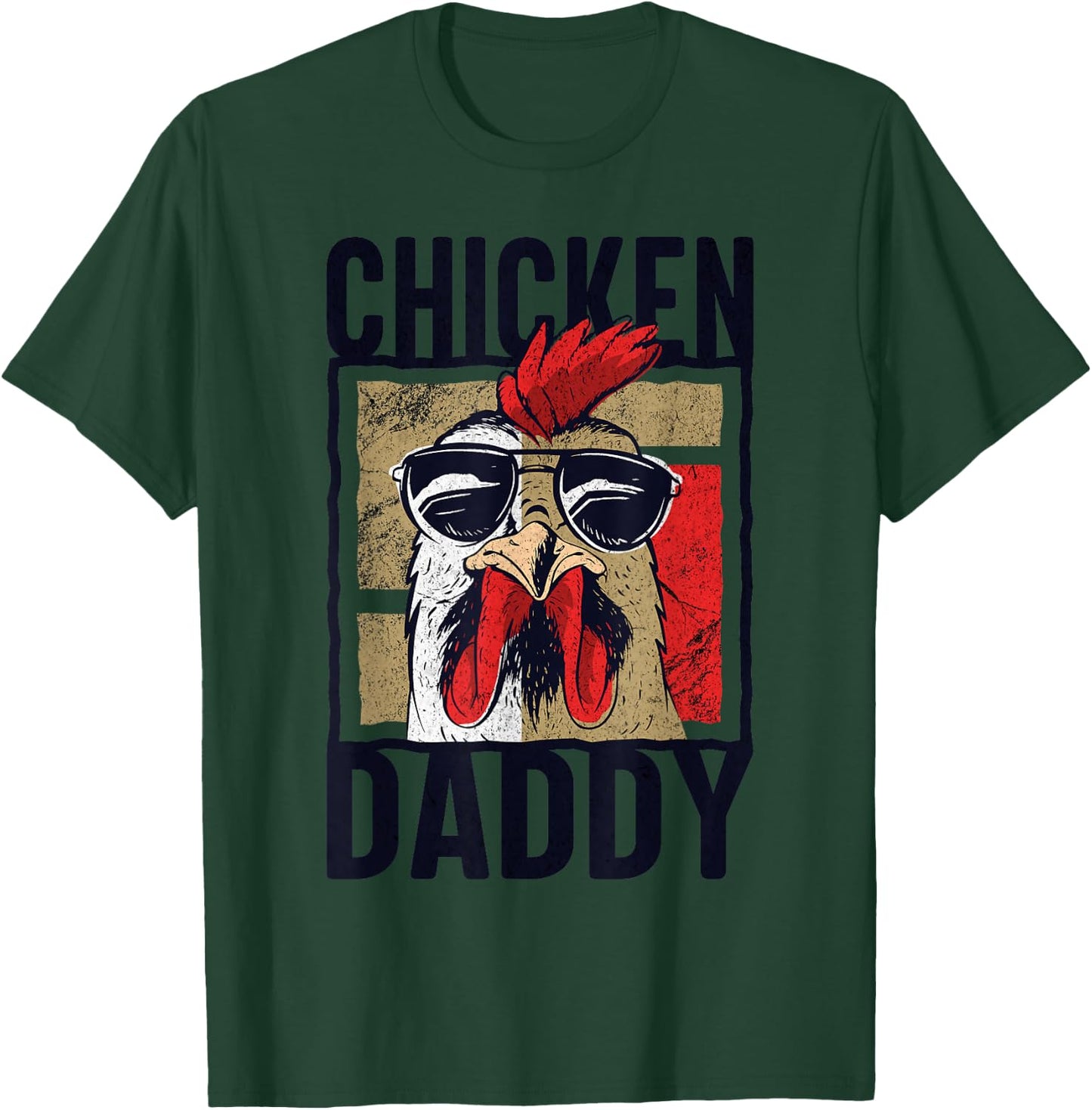 Chicken Daddy - a fun design for every rooster in the basket T-Shirt - T-Shirt | Forest