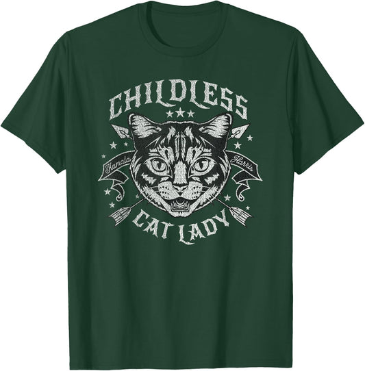 Childless Cat Lady T-Shirt - T-Shirt | Forest
