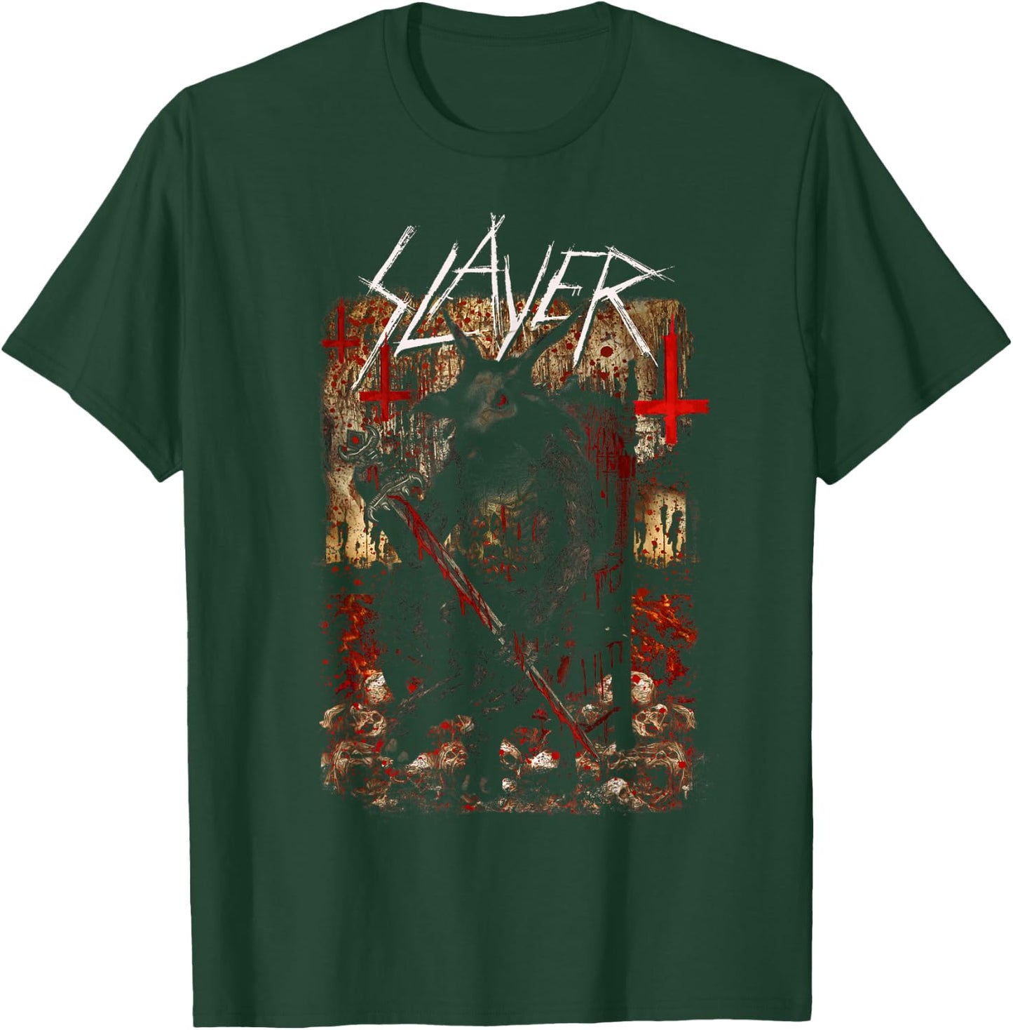 Slayer – Hellthrone T-Shirt - T-Shirt | Forest