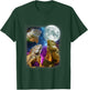Three Iguanas Howling At The Moon Funny Lover Animals T-Shirt - T-Shirt | Forest
