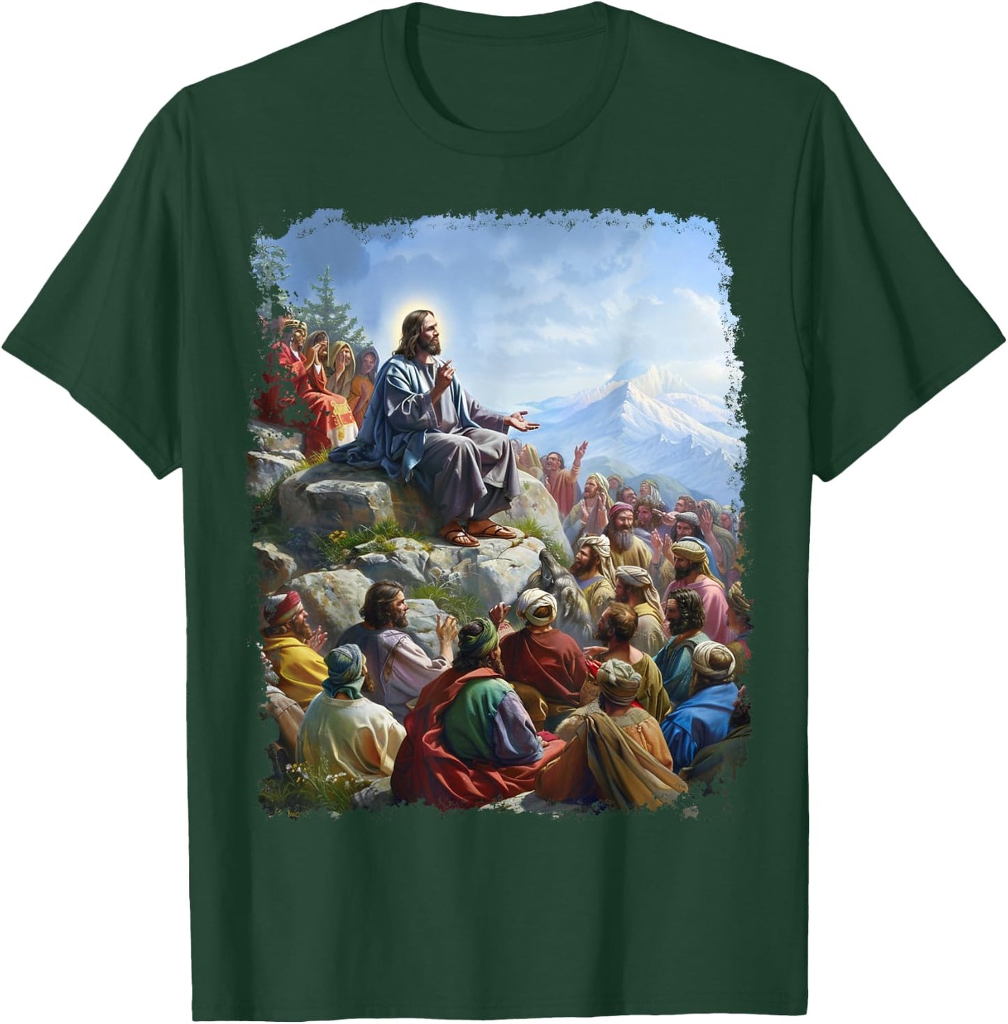 Jesus Christ Teaching T-Shirt - T-Shirt | Forest
