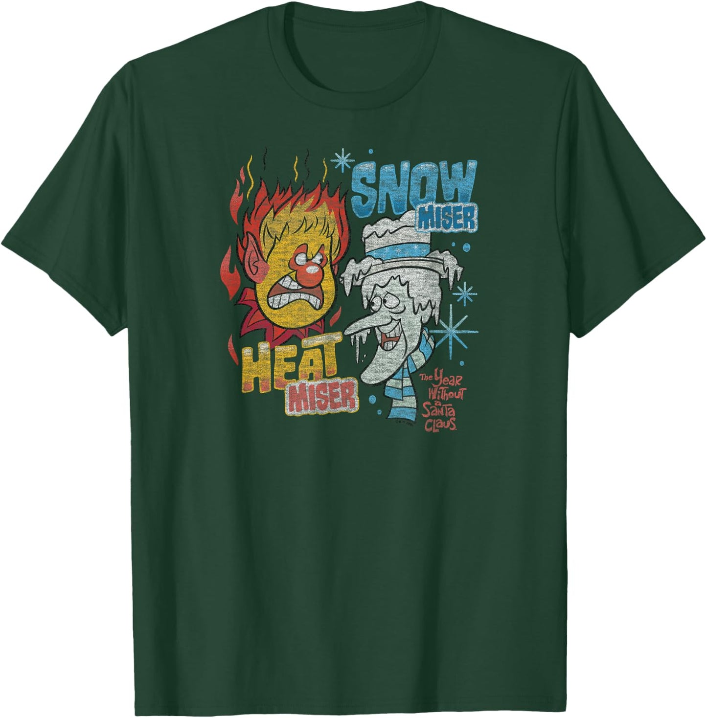 The Year Without A Santa Claus - Snow and Heat Miser T-Shirt - T-Shirt | Forest
