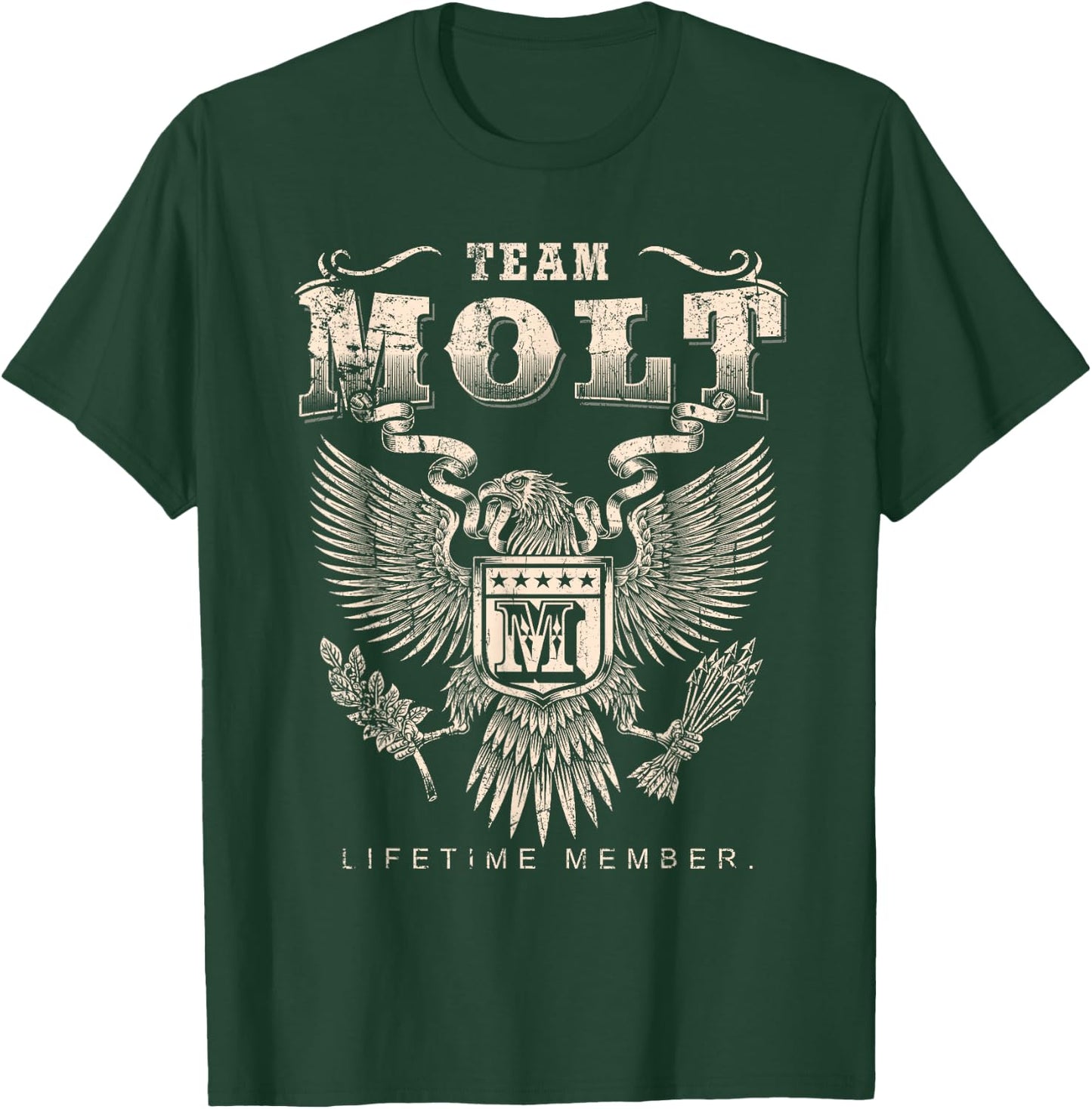 Team Molt Lifetime Member - Molt Name T-Shirt - T-Shirt | Forest