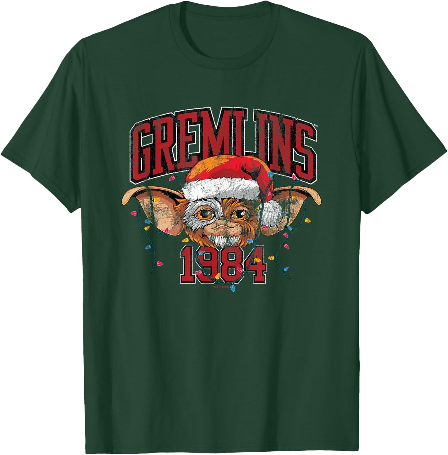 Gremlins Varsity Christmas T-Shirt - T-Shirt | Forest