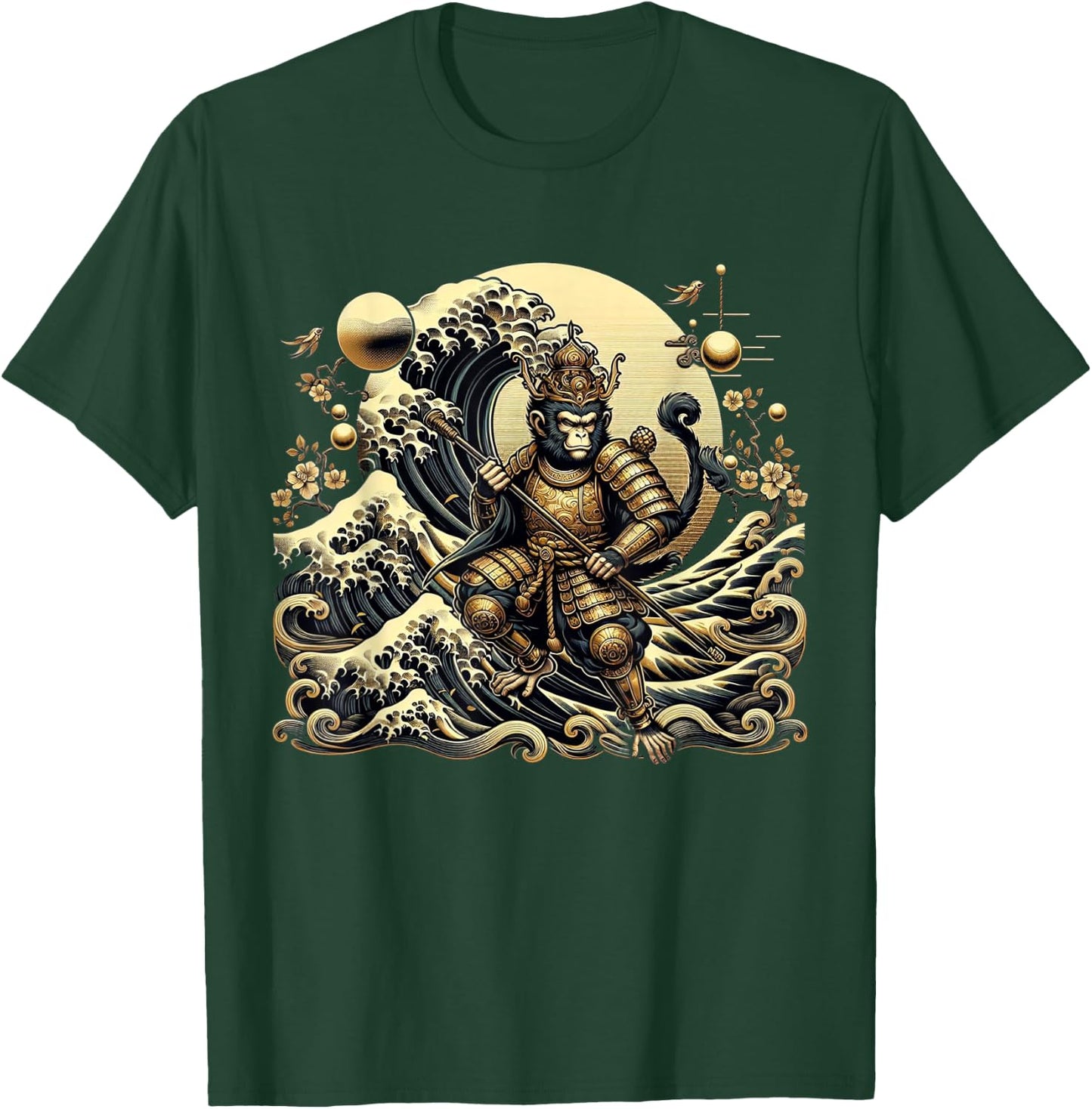 Monkey King Chinese Mythology Sun Wukong Monkey God T-Shirt - T-Shirt | Forest