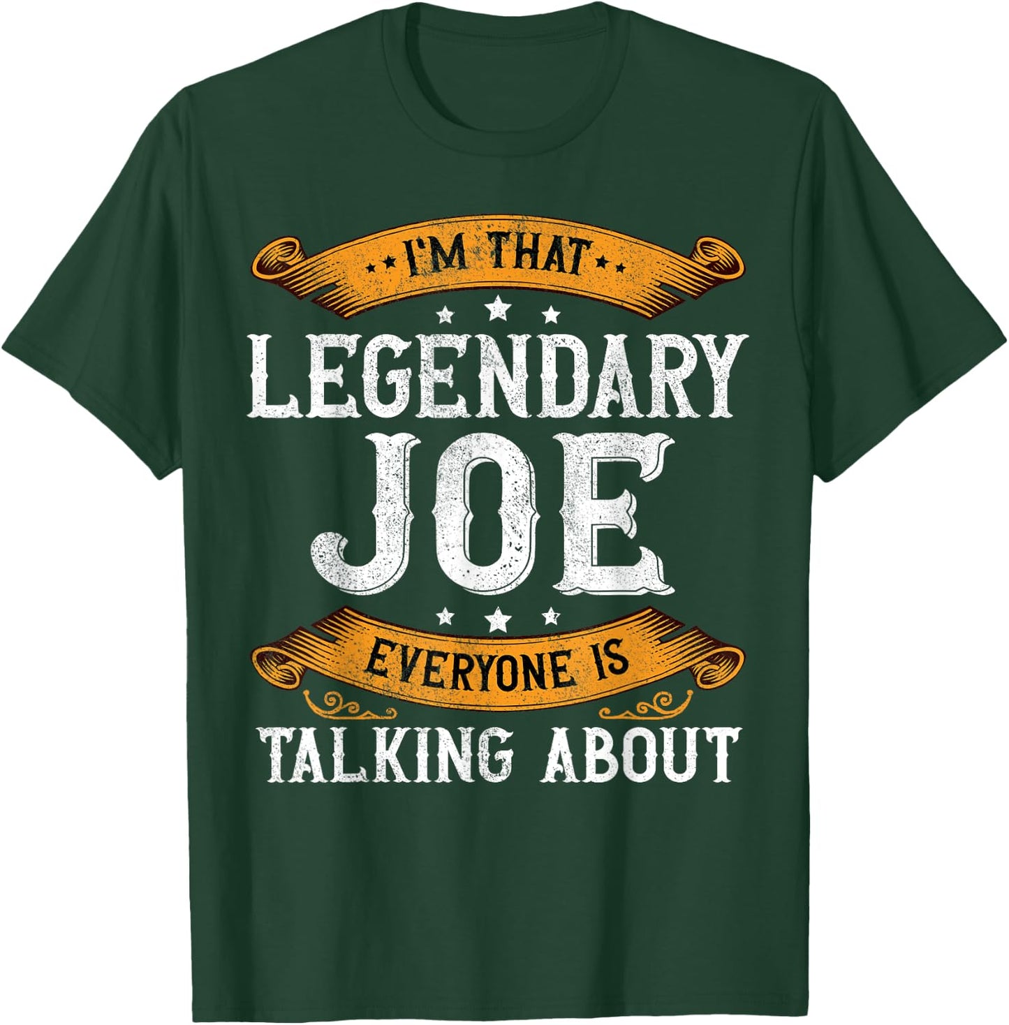 Joe Personal Name Funny Joe First Name T-Shirt - T-Shirt | Forest