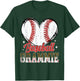 Baseball Grammie Heart Baseball Player Lover T-Shirt - T-Shirt | Forest