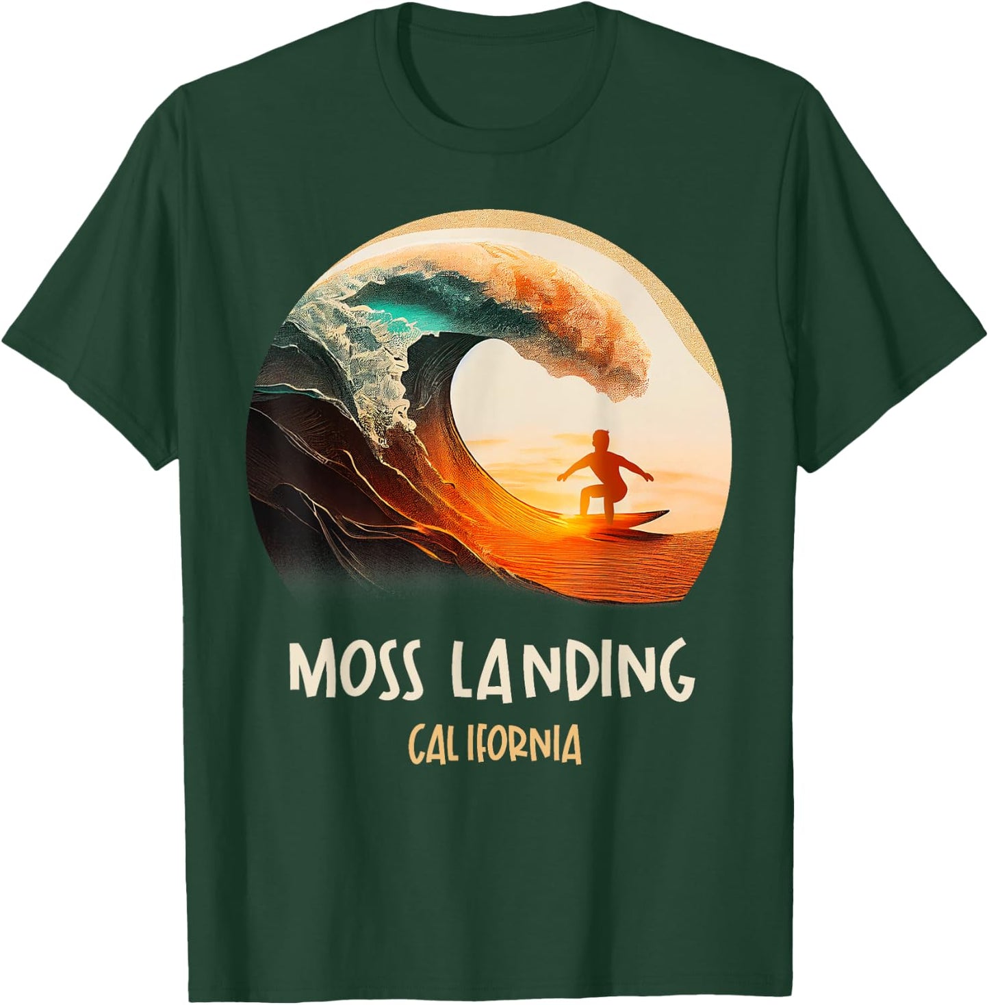 Moss Landing California T-Shirt - T-Shirt | Forest