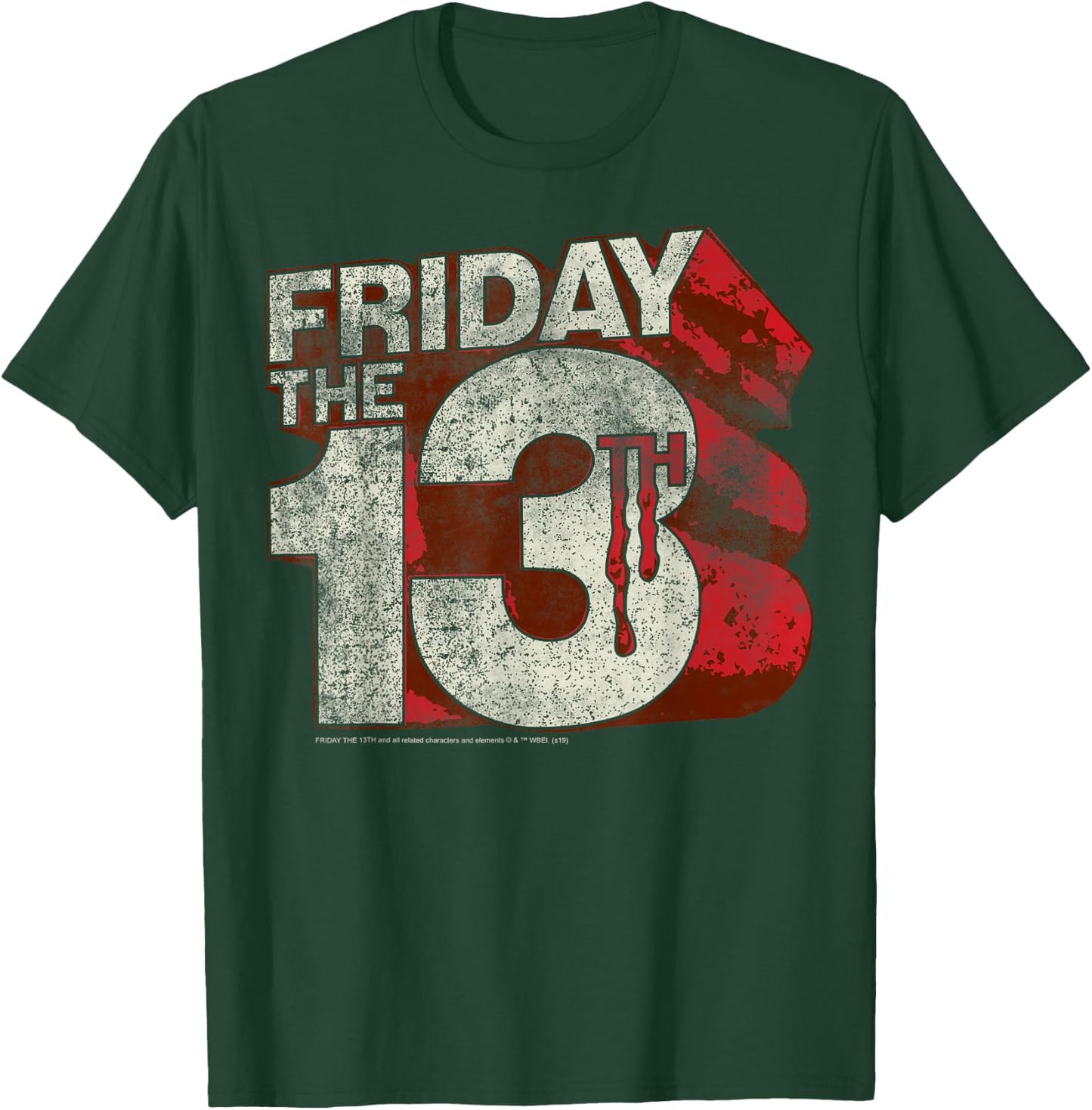 Friday The 13th 3D Logo T-Shirt - T-Shirt | Forest