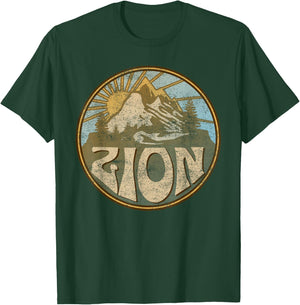 Zion National Park Utah Nature Mountains Hiking Outdoors T-Shirt - T-Shirt | Forest
