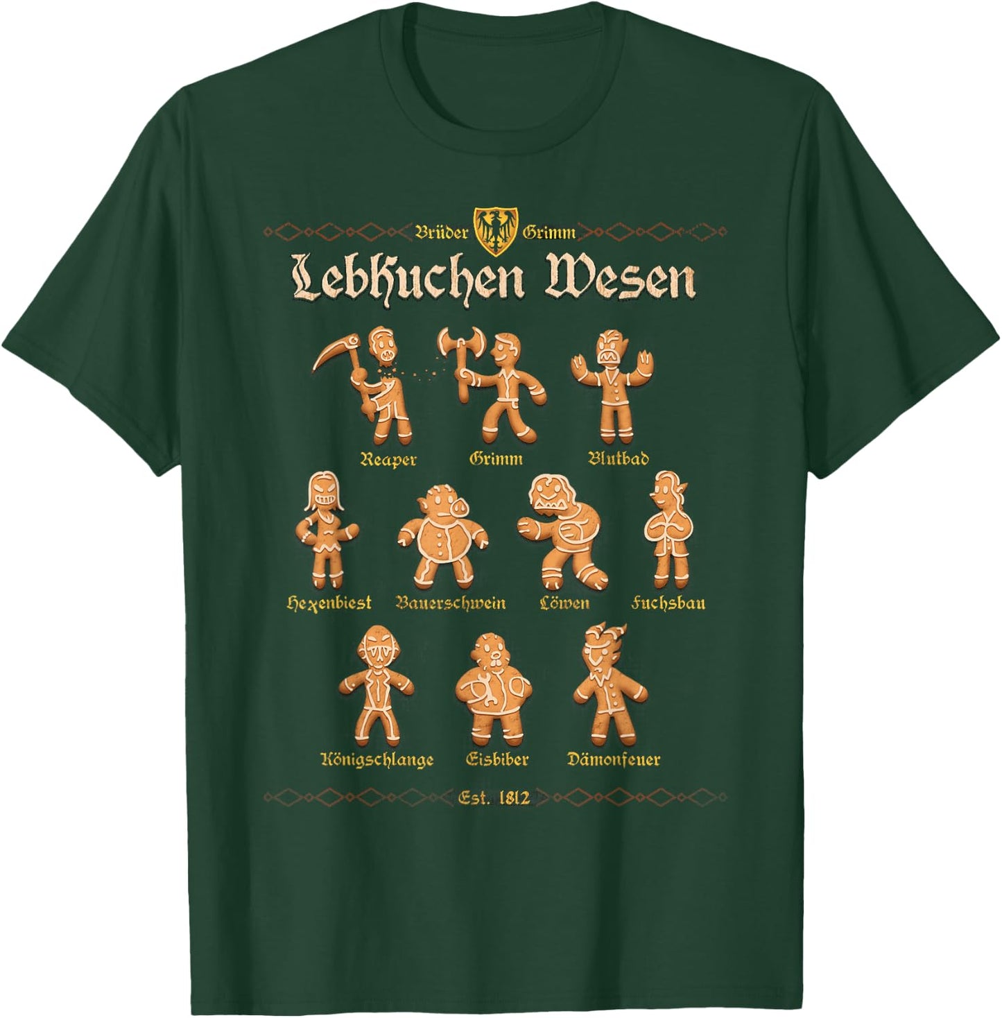 Grimm Gingerbread T-Shirt - T-Shirt | Forest