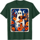 Ghost Holding Dachshund Spooky Tarot Card Fall Halloween T-Shirt - T-Shirt | Forest