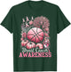 Basketball Breast Cancer Awareness T-Shirt - T-Shirt | Forest