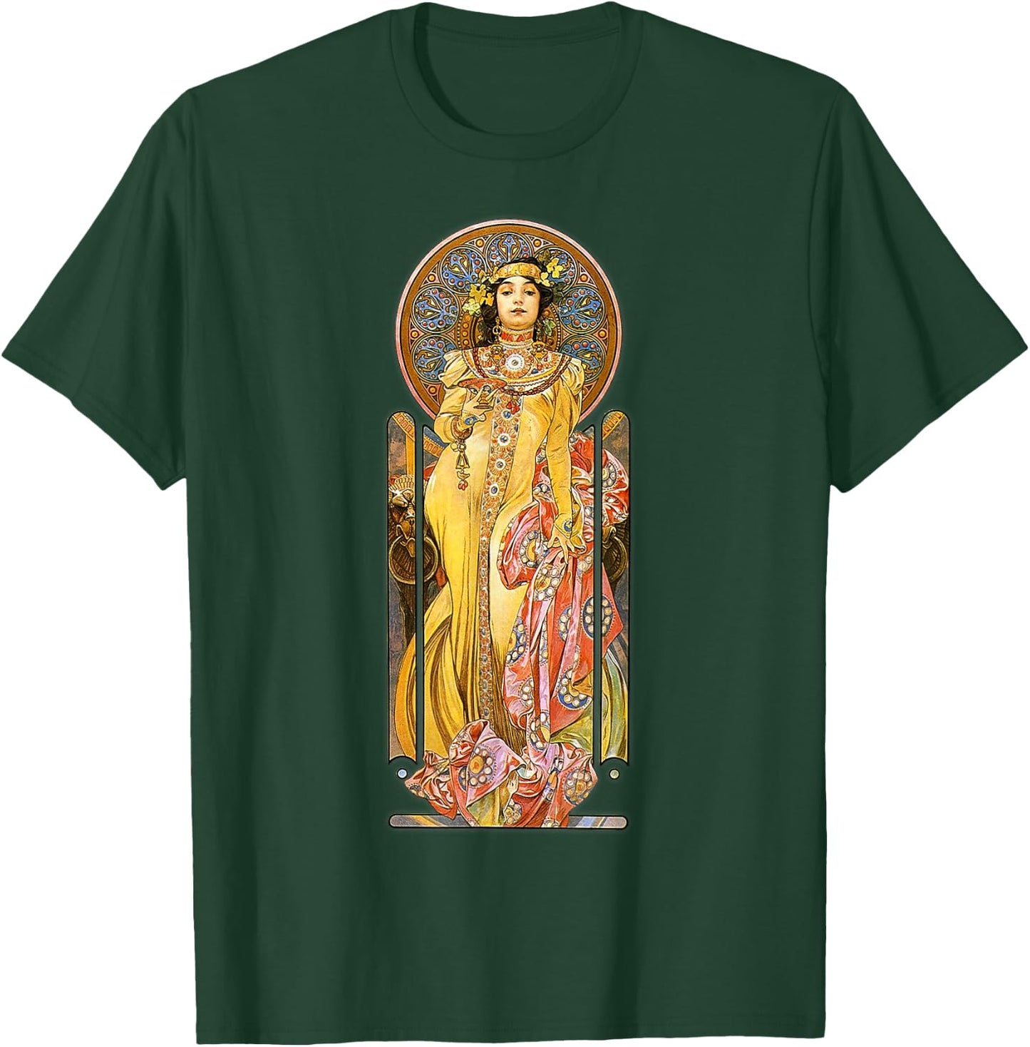 Art Nouveau Vintage Art deco T-Shirt - T-Shirt | Forest