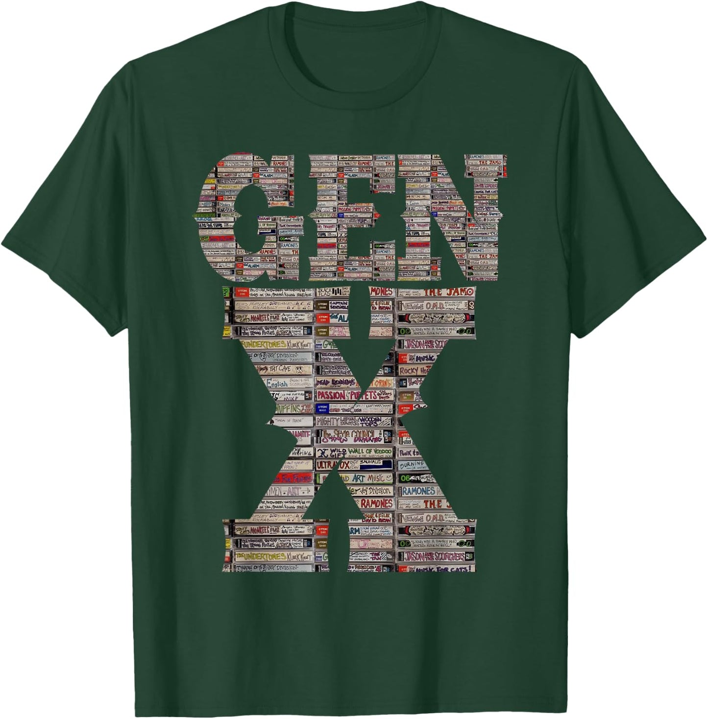 Gen X 80’s Rock Cassettes Vintage Retro Design Women T-Shirt - T-Shirt | Forest