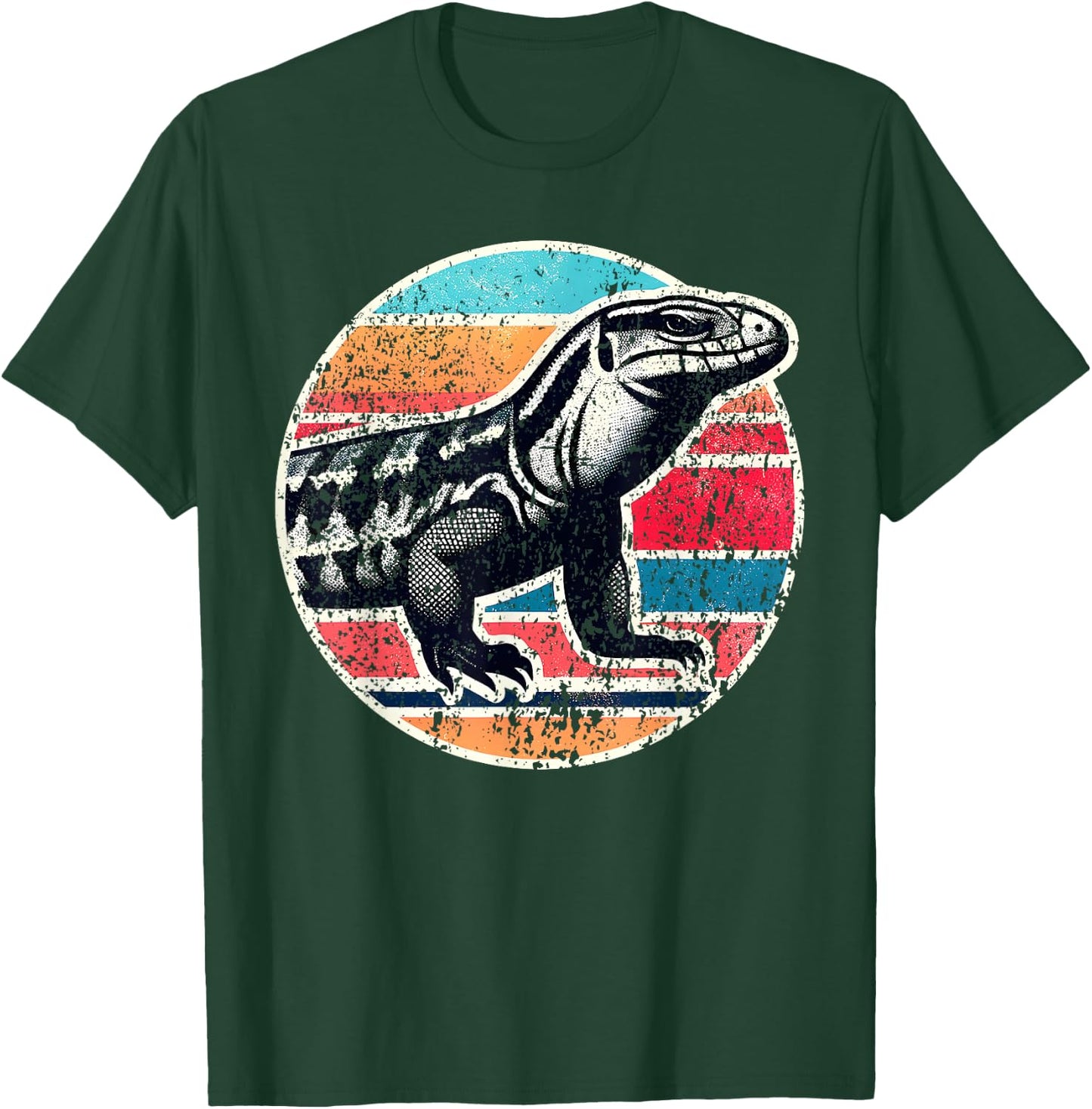 Tegu Lover I Vintage Tegu Lizard I Giant Tegu T-Shirt - T-Shirt | Forest