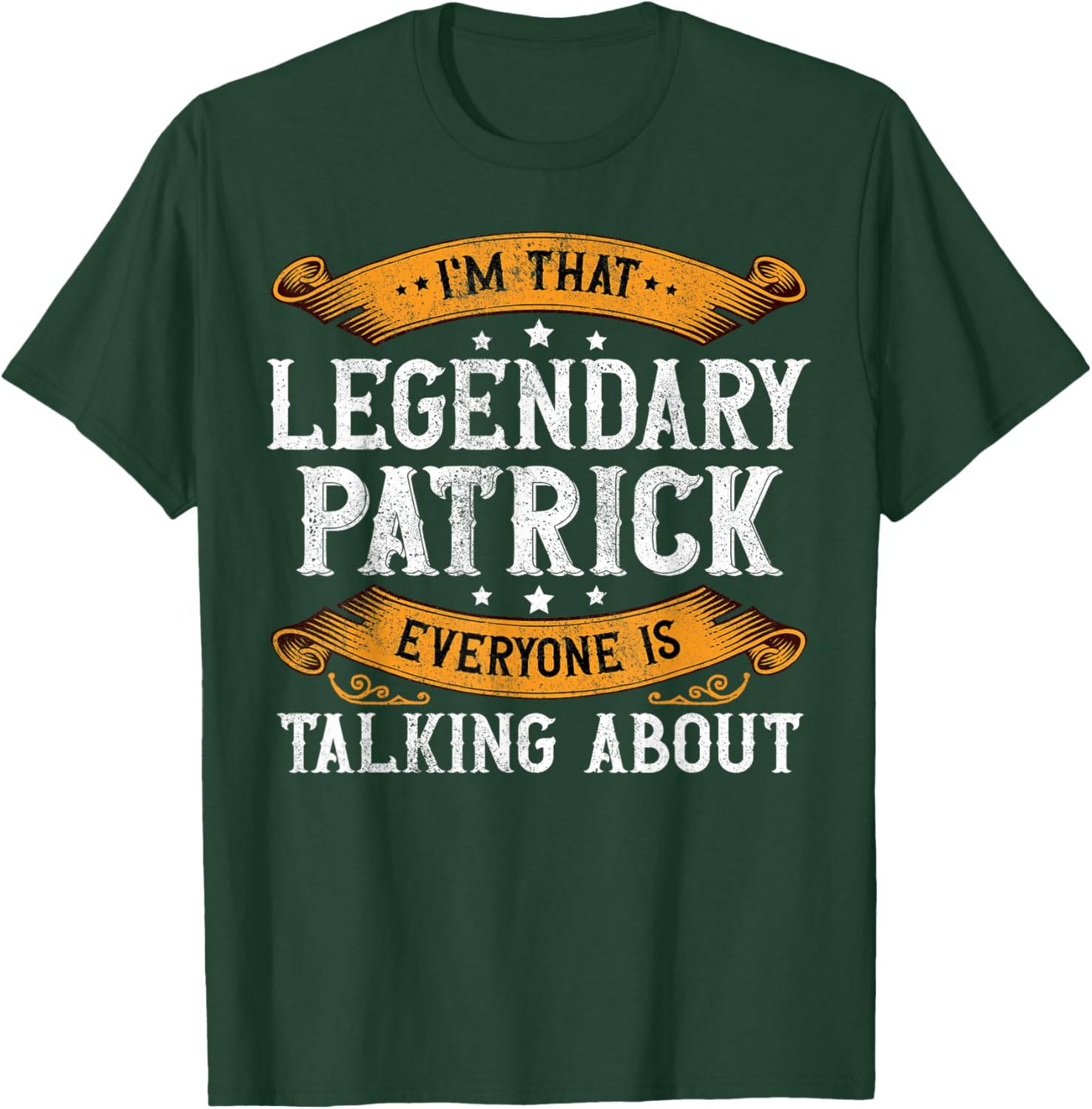 Patrick Personal Name Funny Patrick First Name T-Shirt - T-Shirt | Forest