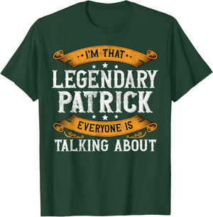 Patrick Personal Name Funny Patrick First Name T-Shirt - T-Shirt | Forest