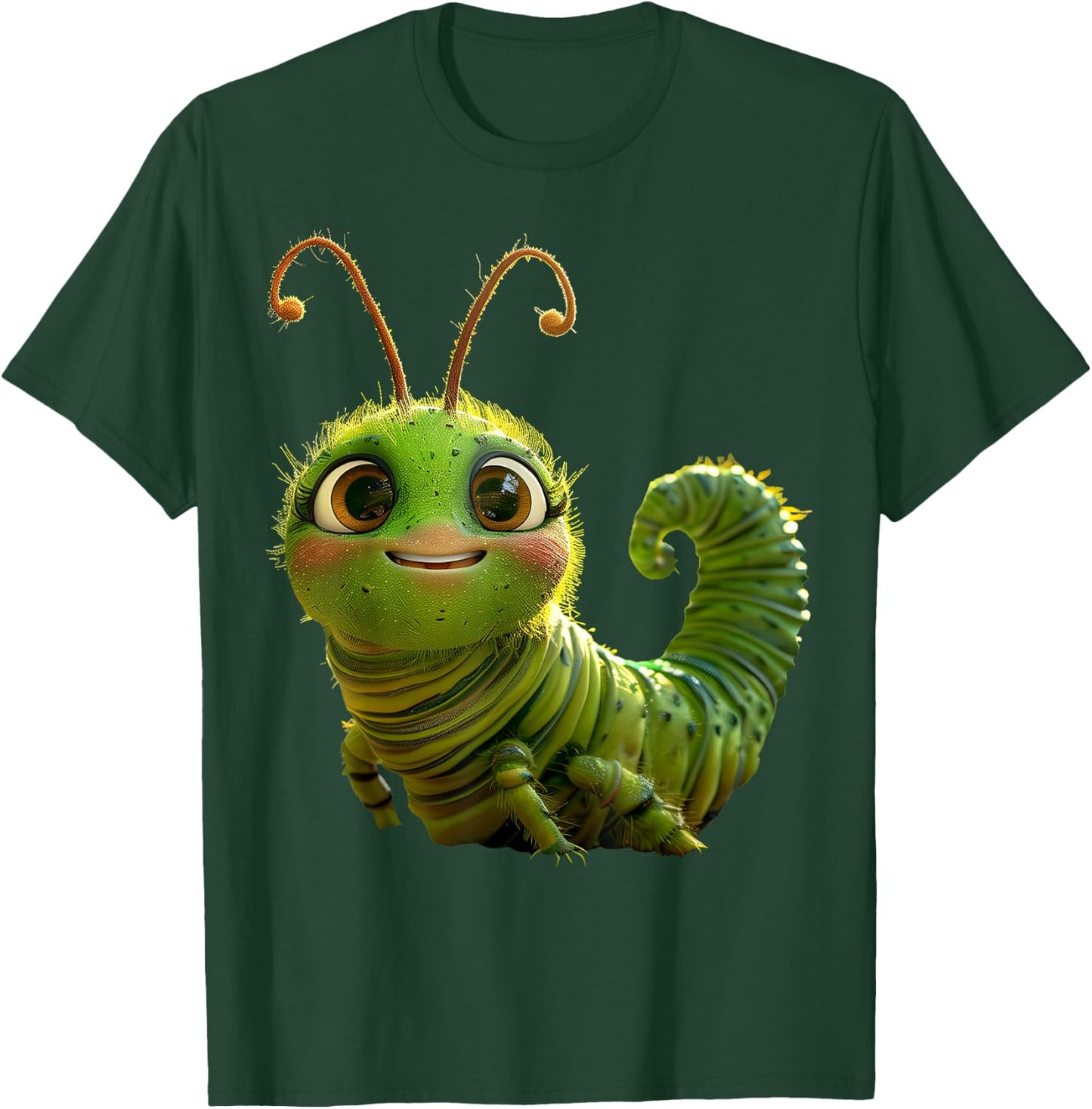 Caterpillar Funny Metamorphosis Cute Caterpillars T-Shirt - T-Shirt | Forest