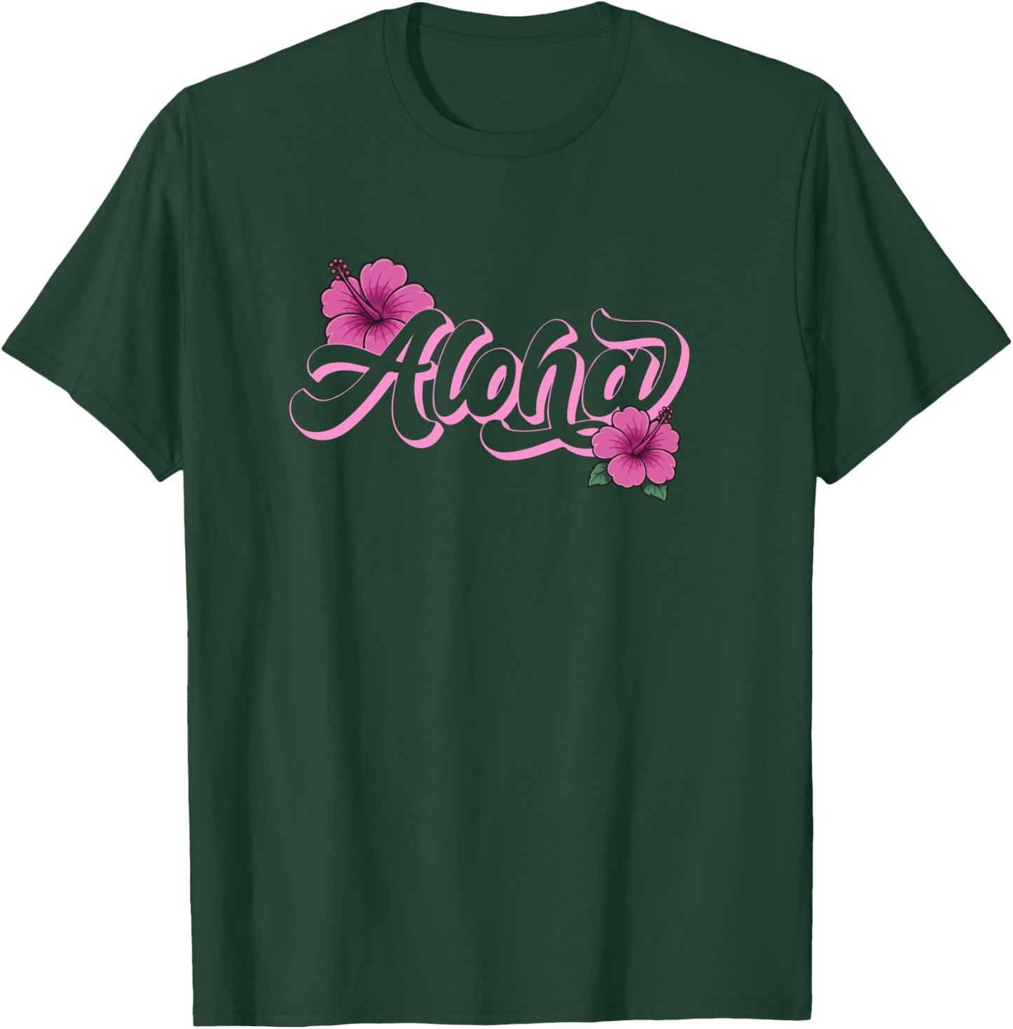 Hawaii Aloha Vacation Hibiscus T-Shirt - T-Shirt | Forest