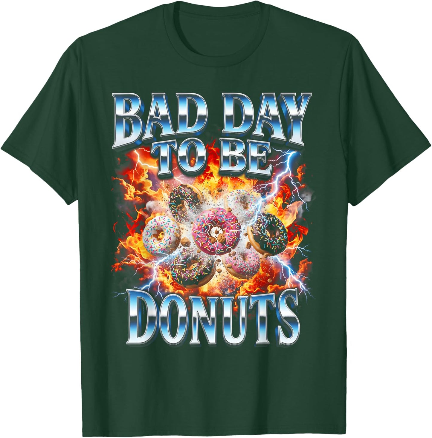 Funny Bootleg Bad Day to Be Donuts T-Shirt - T-Shirt | Forest