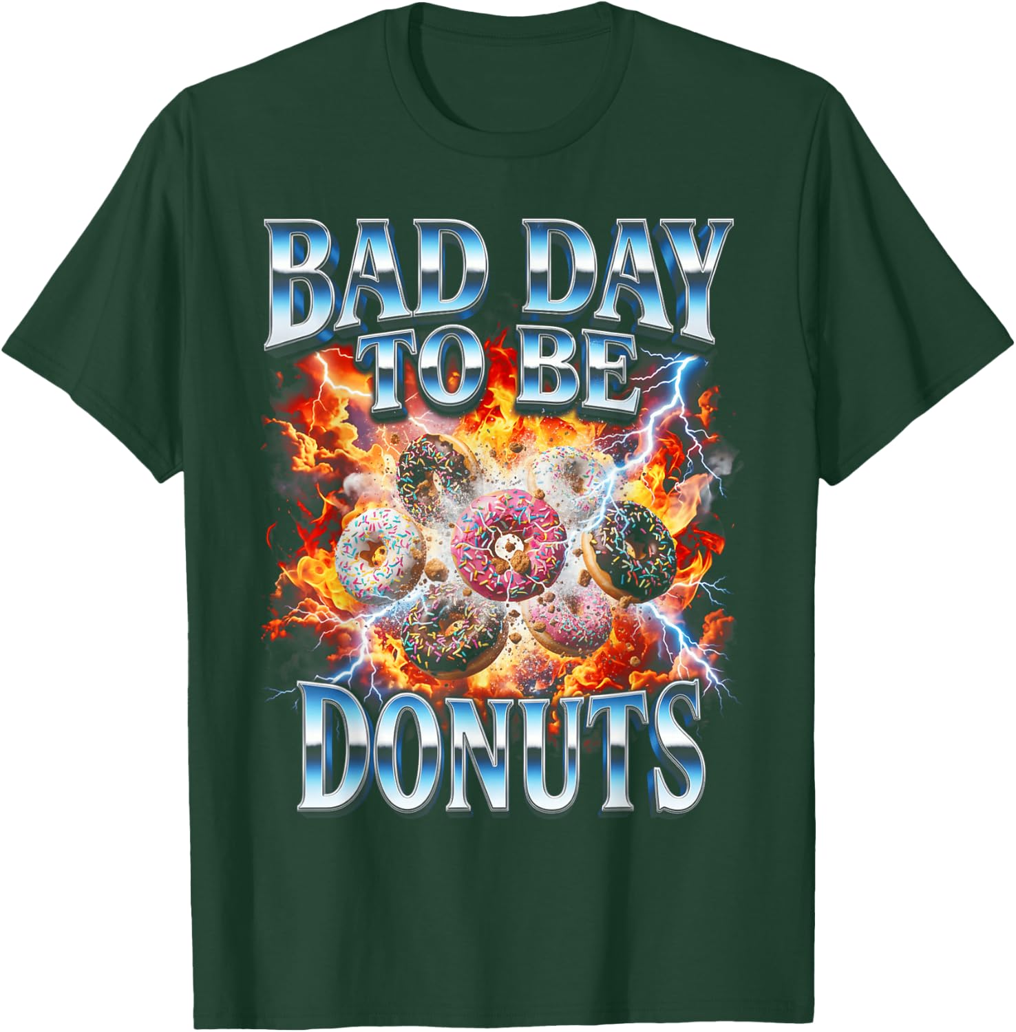 Funny Bootleg Bad Day to Be Donuts T-Shirt - T-Shirt | Forest