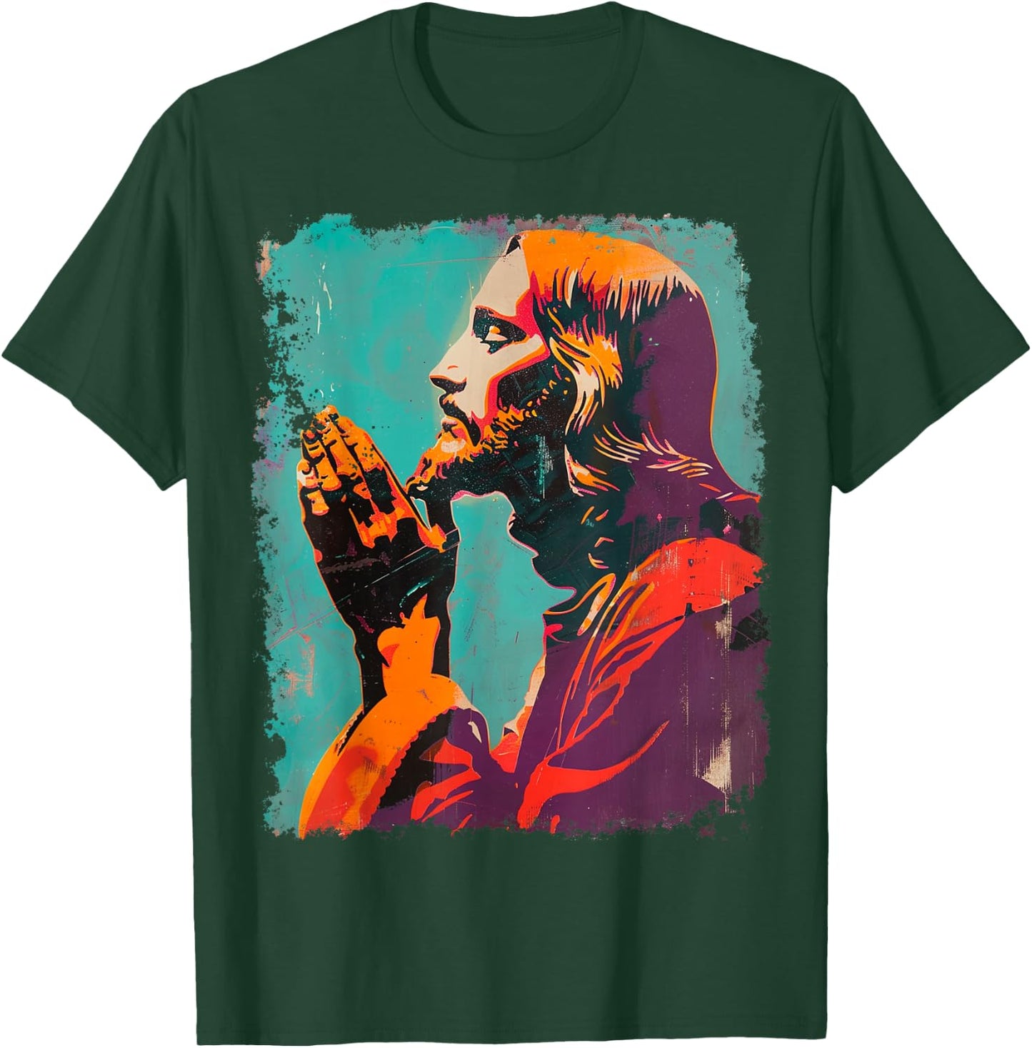 Jesus Christ Art T-Shirt - T-Shirt | Forest