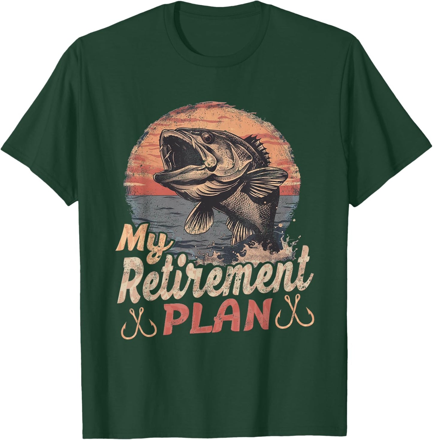 Funny "My Retirement Plan" - Fishing T-Shirt - T-Shirt | Forest
