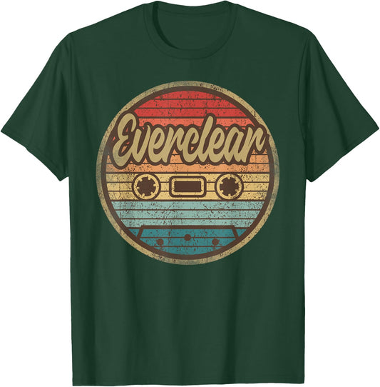 Vintage Eversclear Retro Musician 90s Rock Cassette T-Shirt - T-Shirt | Forest