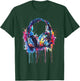 Headphones Music DJ Beatmaker Techno Splash House Music EDM T-Shirt - T-Shirt | Forest