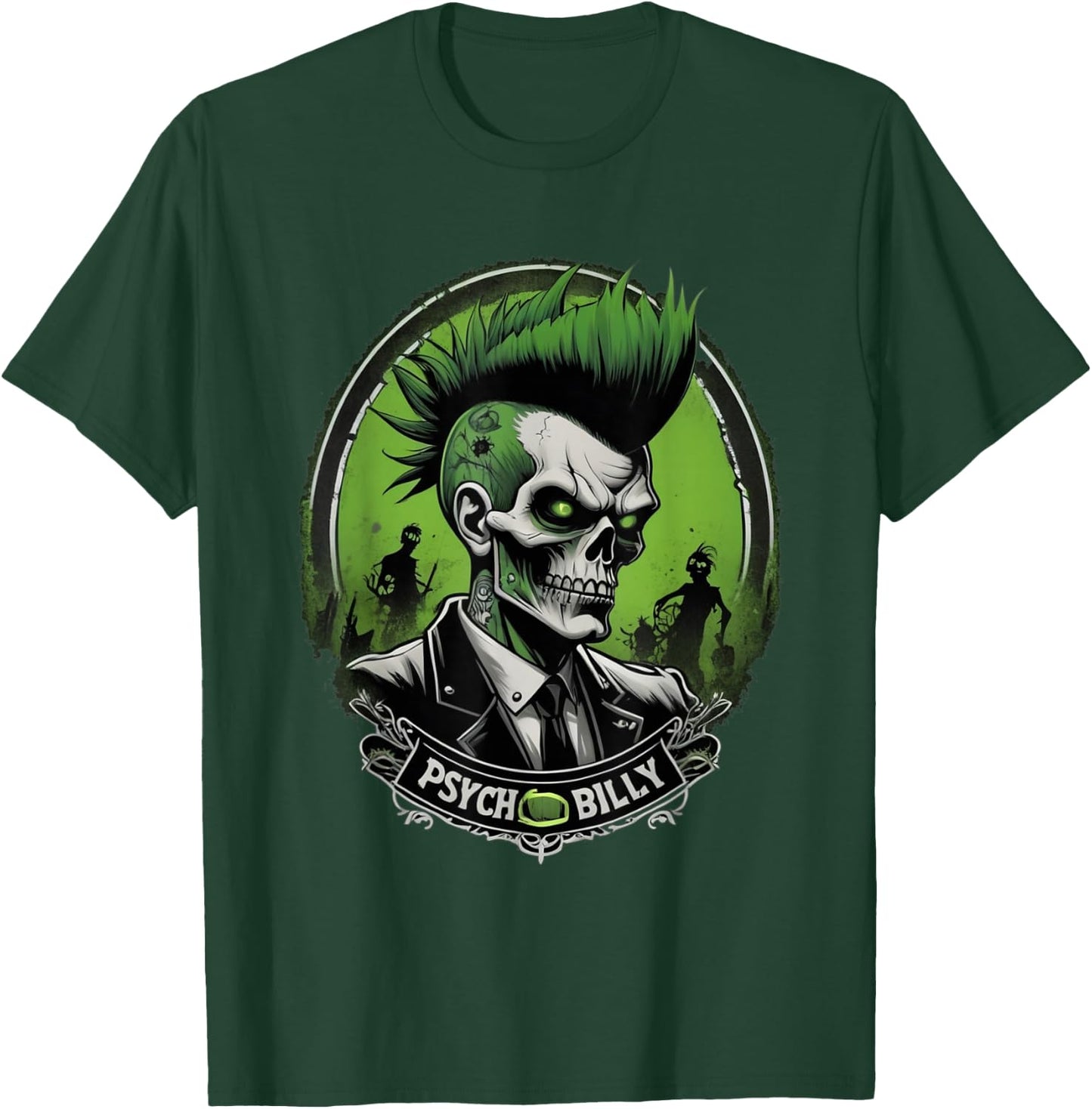 Psychobilly T-Shirt - T-Shirt | Forest