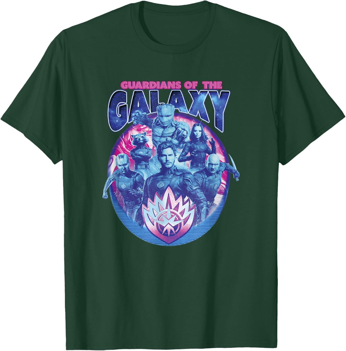 Marvel Guardians of The Galaxy Vol. 3 Celestial Hologram T-Shirt - T-Shirt | Forest