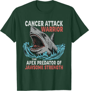 Cancer Fighter Support | Cancer Warrior Strength Fight T-Shirt - T-Shirt | Forest