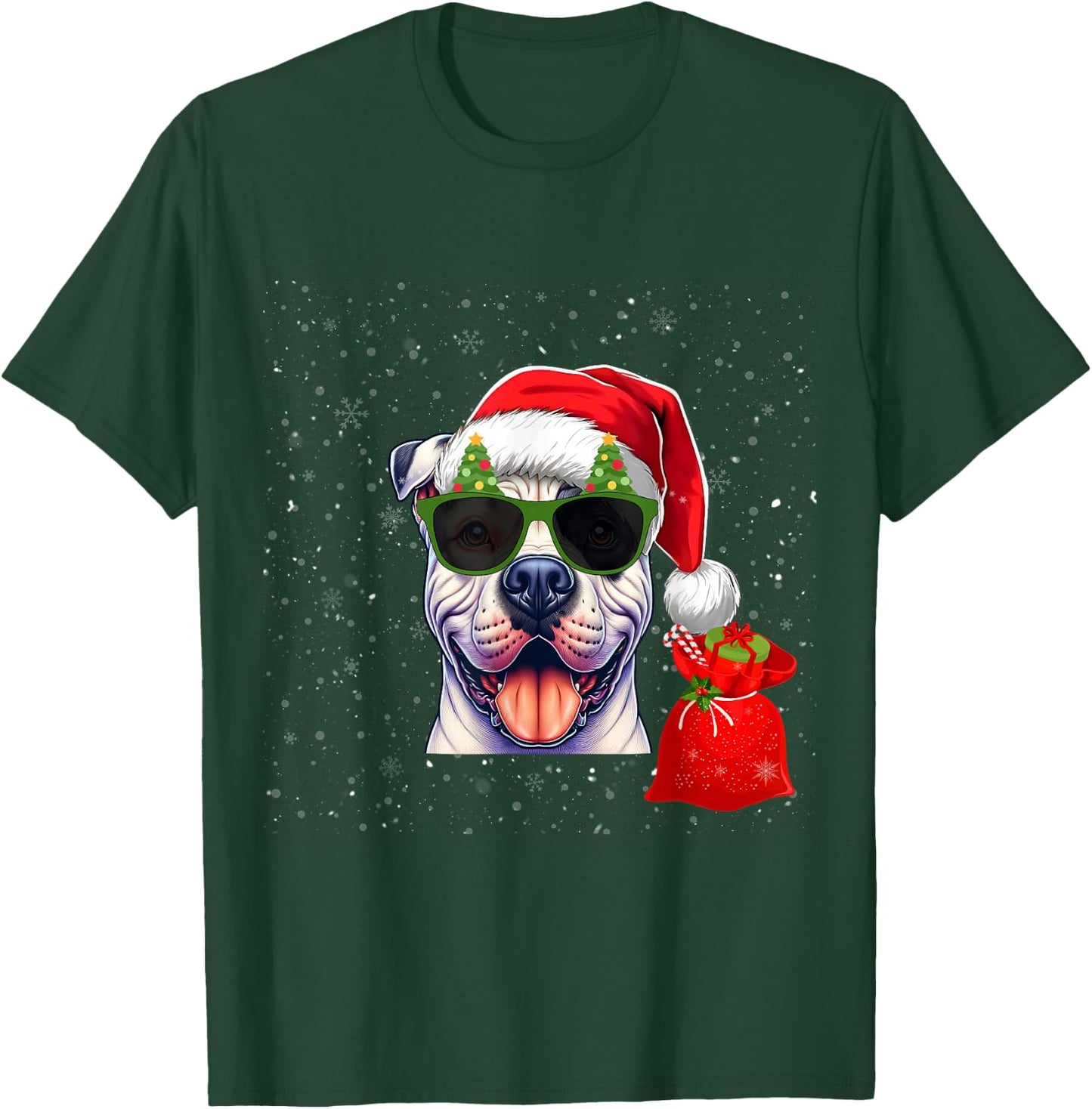 Dogo Argentino Dog Lover Men Women Kids Christmas T-Shirt - T-Shirt | Forest