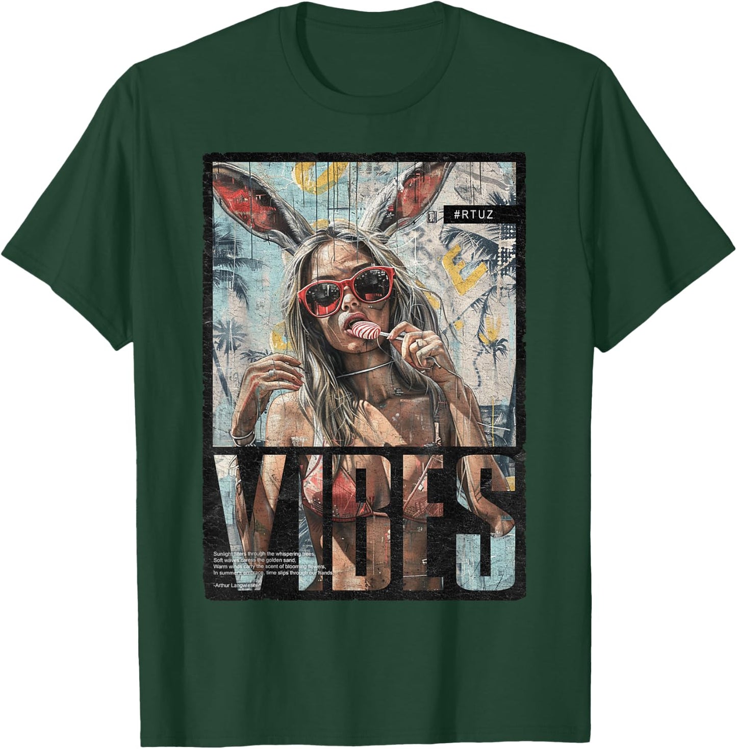 Vintage Girl Magazin Cover Sexy Model Pin-up , Small, Black T-Shirt - T-Shirt | Forest