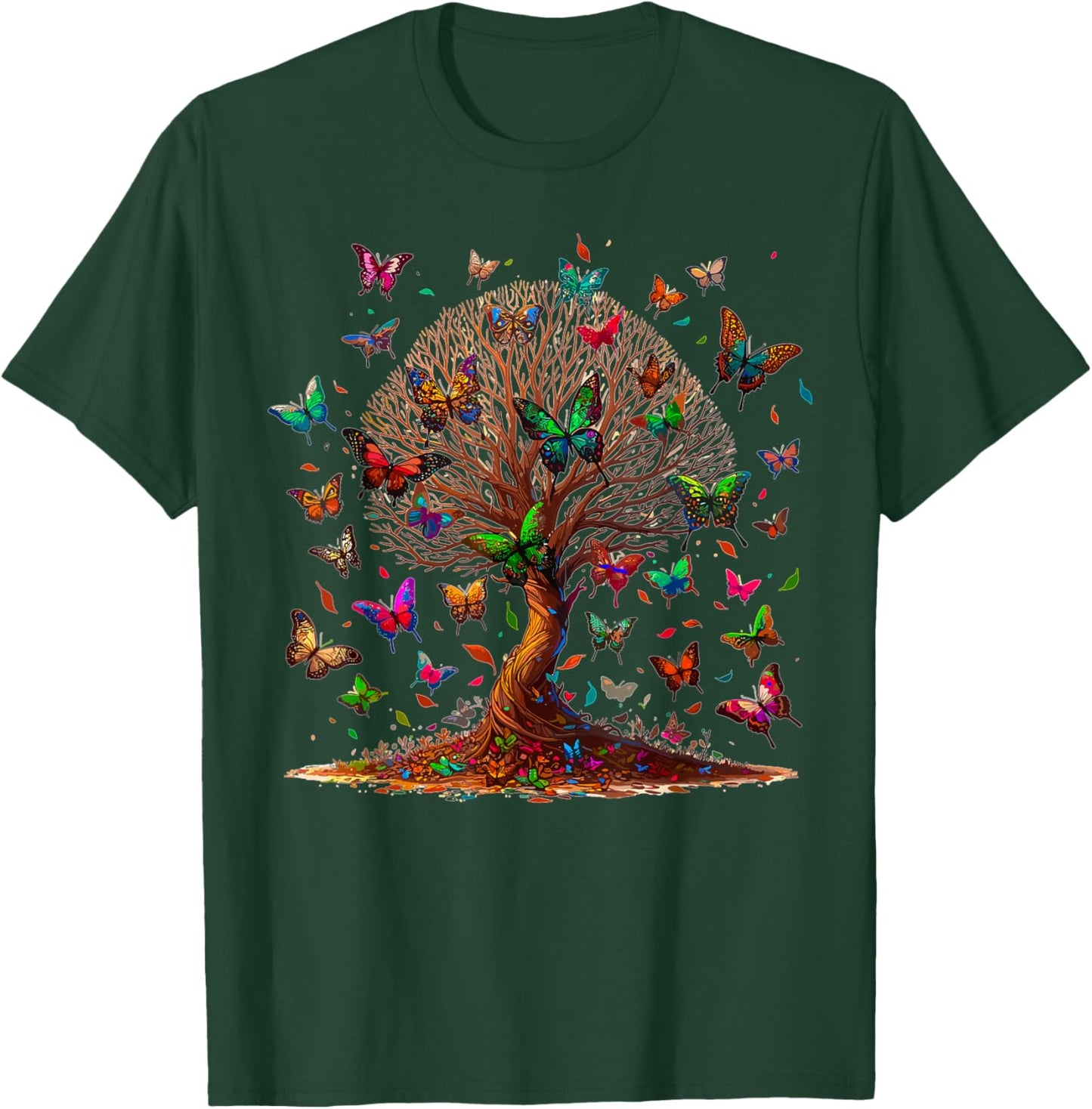 Butterfly Tree T-Shirt - T-Shirt | Forest