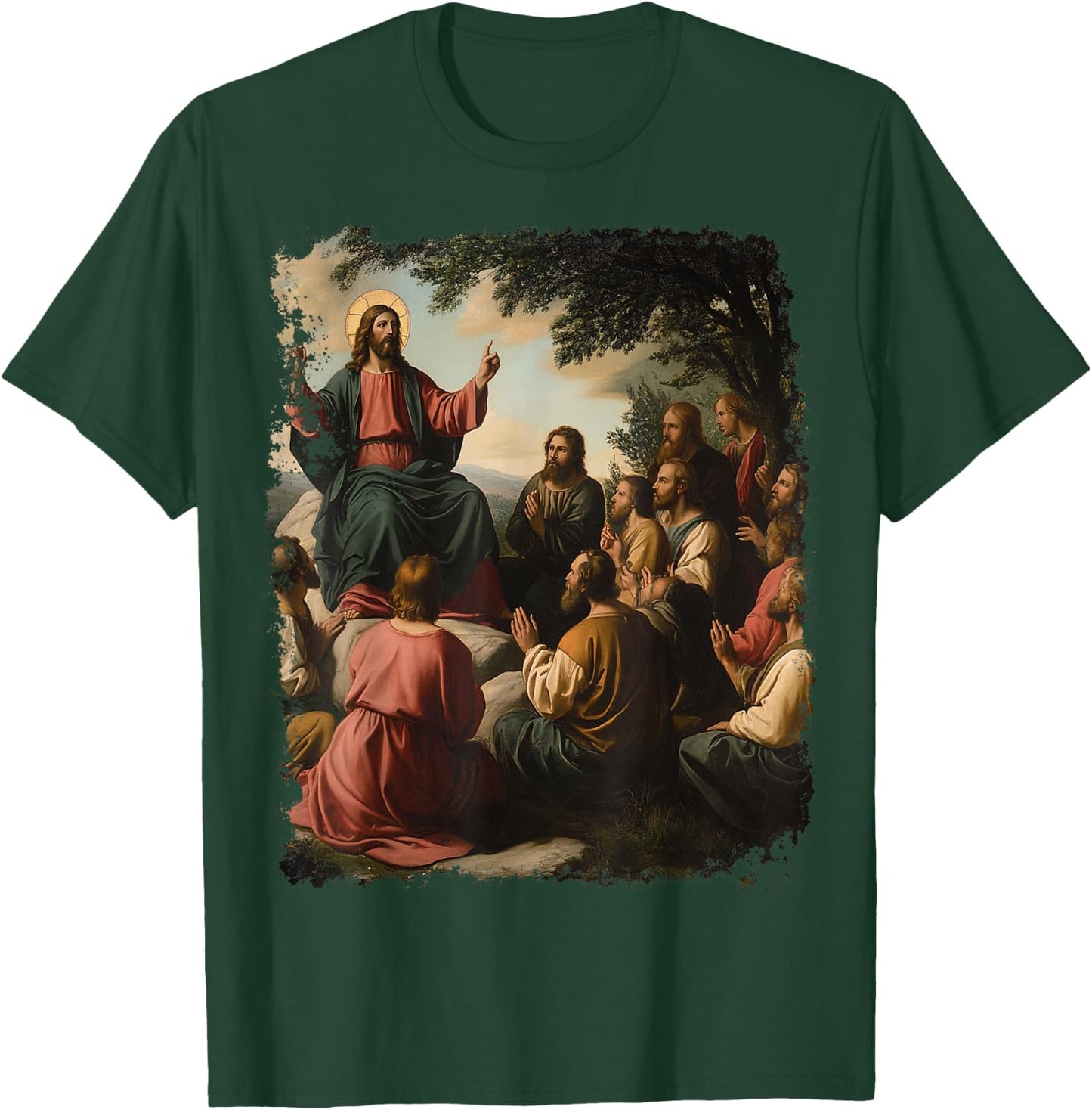 Renaissance Painting Art Jesus Christ T-Shirt - T-Shirt | Forest