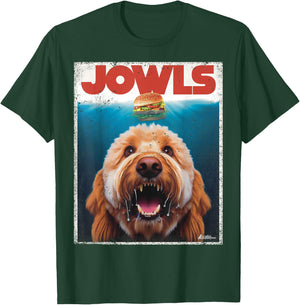 Funny Labradoodle Jowls , Fawn Lab Doodle Mom Top, Dad T-Shirt - T-Shirt | Forest