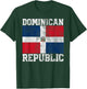 Dominican Republic Flag National Pride Roots Country Family T-Shirt - T-Shirt | Forest