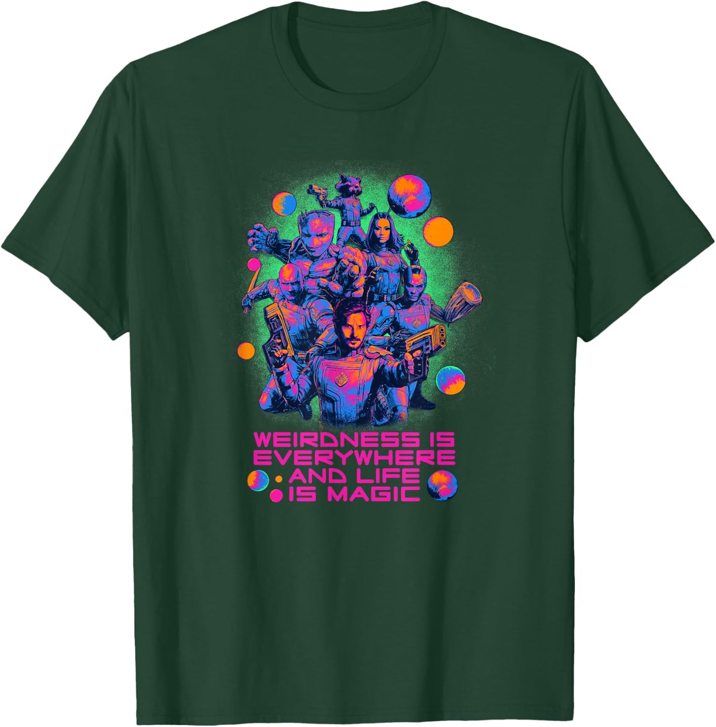 Marvel Guardians of the Galaxy Vol. 3 Life Is Magic Group T-Shirt - T-Shirt | Forest