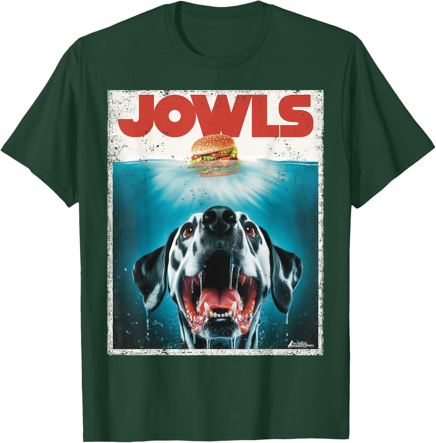 Funny Dalmatian Jowls, Cute Paws, Spot Dog Mom Top, Dog Dad T-Shirt - T-Shirt | Forest