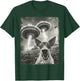 Rat Terrier Dog UFO Alien Extraterrestrial Selfie T-Shirt - T-Shirt | Forest