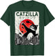Vintage Catzilla - Funny Tuxedo Cat And Kitten T-Shirt - T-Shirt | Forest